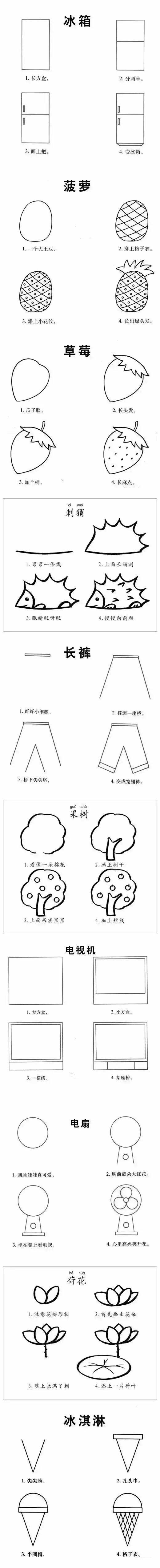 每天只需10分钟 最适合亲子教育的简笔画教程