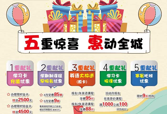思源教育22周年大回馈!五重惊喜惠动全城!