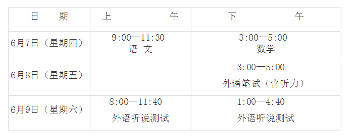 考试院发布高考重要提醒，考场规则、注意事项