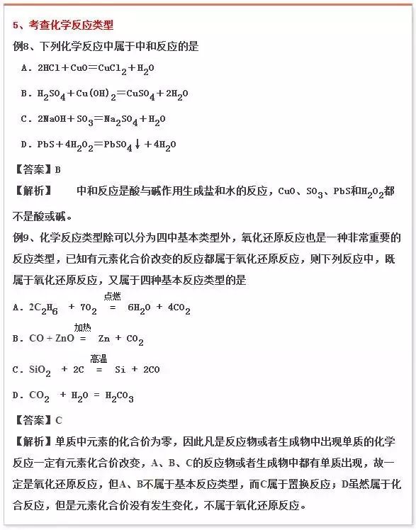年年考 年年错！中考化学这些题千万别再丢分了