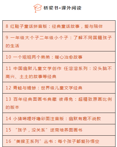 暑假读什么?小学1-6年级最值得读的100本书