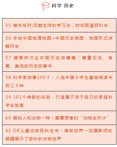 暑假读什么?小学1-6年级最值得读的100本书
