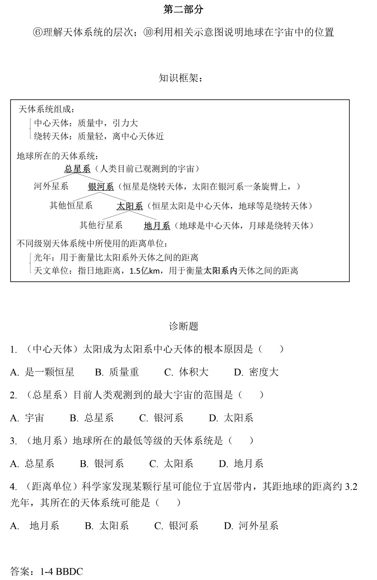 高考3+3小三门必选科目 高中地理学科考点整理(一)